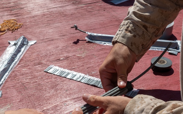 11th MEU Marines conduct explosive breaching drills