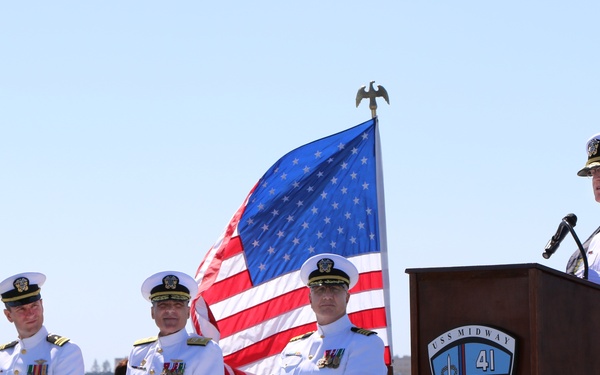 San Pedro native, dentist promoted to rear admiral aboard historic USS Midway