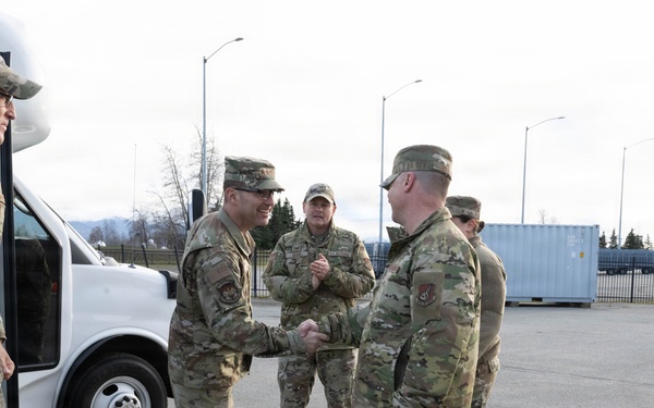 11th Air Force commander tours JBER