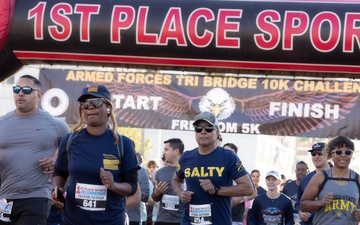 Marine Corps 250th Stamp Dedicated at Armed Forces Run in Jacksonville