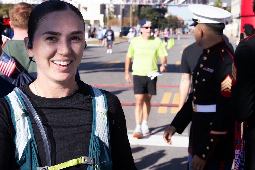Marine Corps 250th Stamp Dedicated at Armed Forces Run in Jacksonville