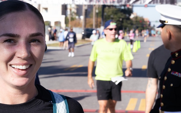 Marine Corps 250th Stamp Dedicated at Armed Forces Run in Jacksonville