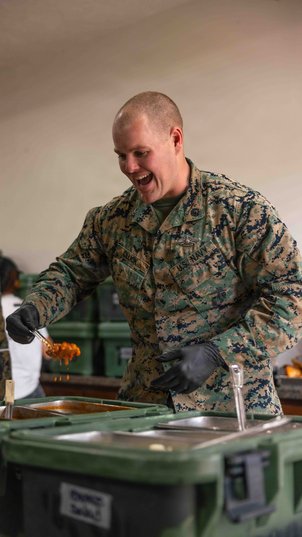 H&amp;S Battalion hosts unit potluck before the holidays
