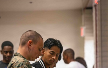 H&amp;S Battalion hosts unit potluck before the holidays
