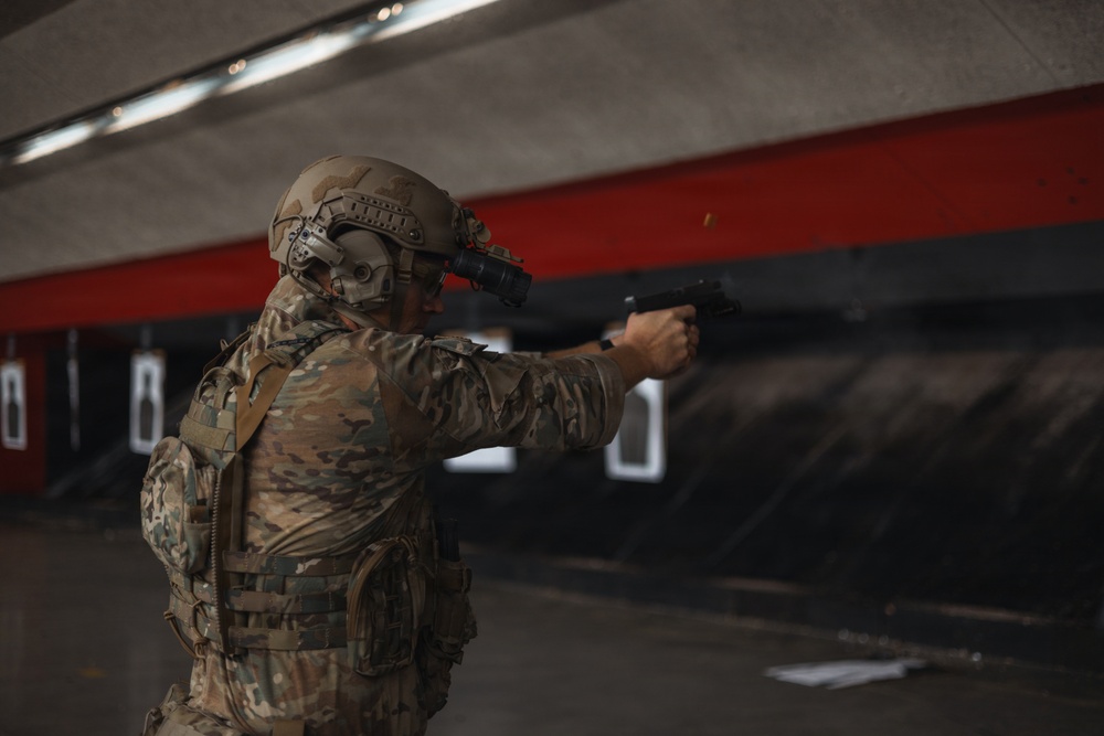 Green Berets Conduct Marksmanship Training