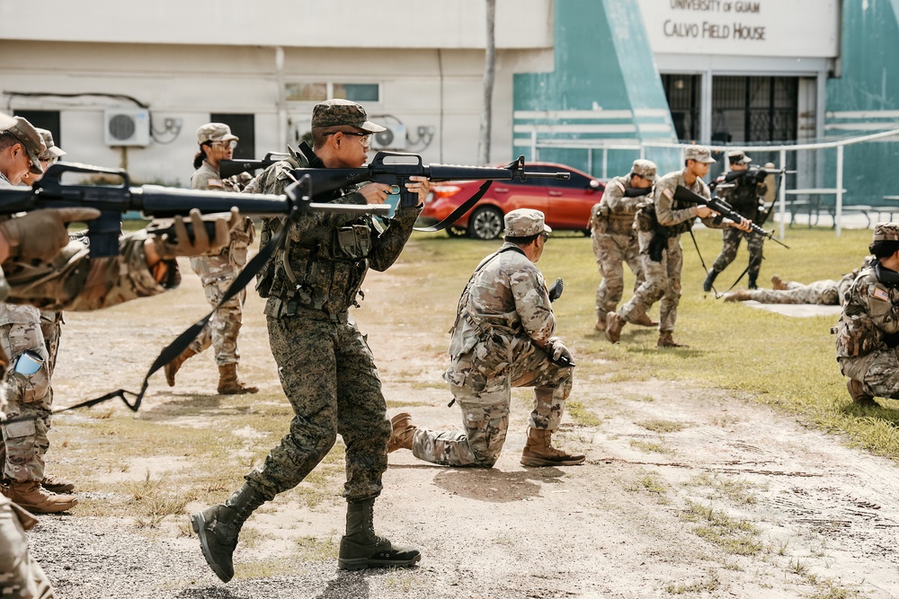 Philippine ROTC Cadets train with University of Guam Cadets under State Partnership Program