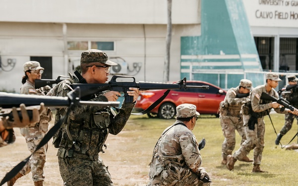 Philippine ROTC Cadets train with University of Guam Cadets under State Partnership Program