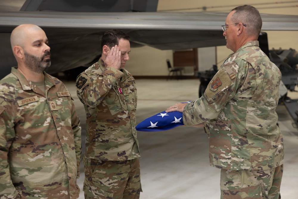 Chief Master Sgt Gilligan retires from the VaANG