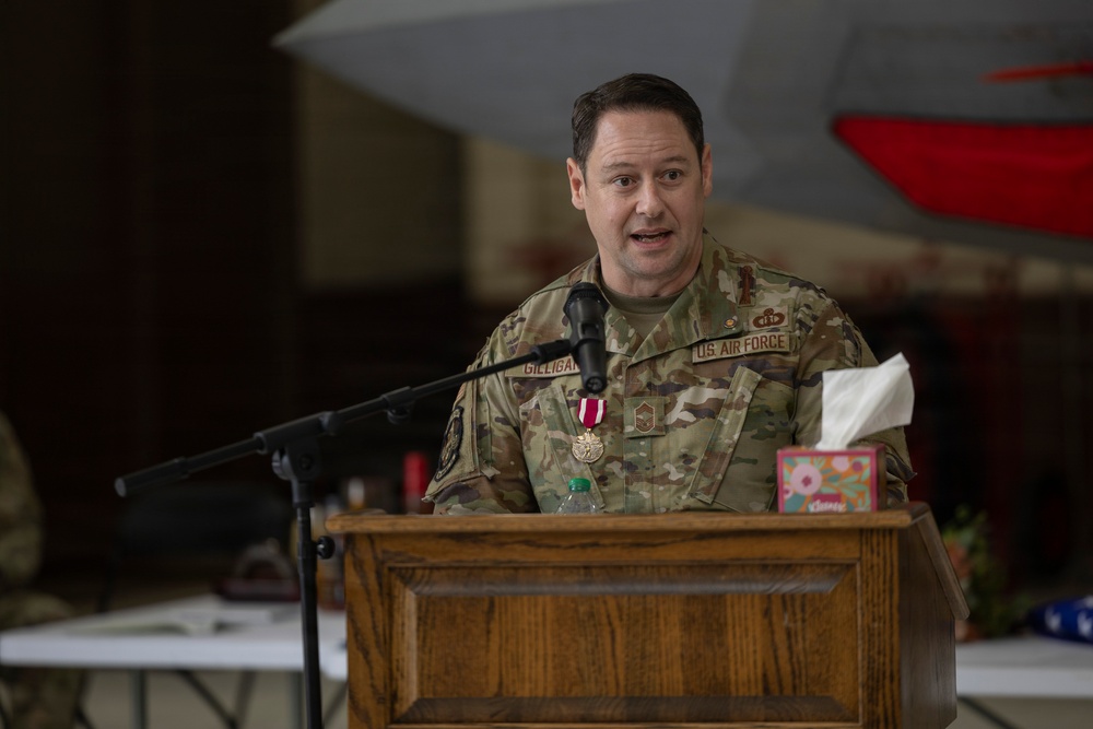 Chief Master Sgt Gilligan retires from the VaANG