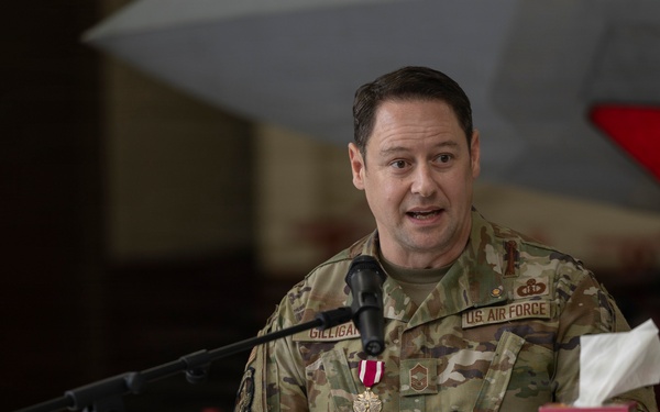 Chief Master Sgt Gilligan retires from the VaANG