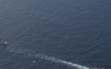 Joint operation photo exercise with U.S. Navy and Air Force assets