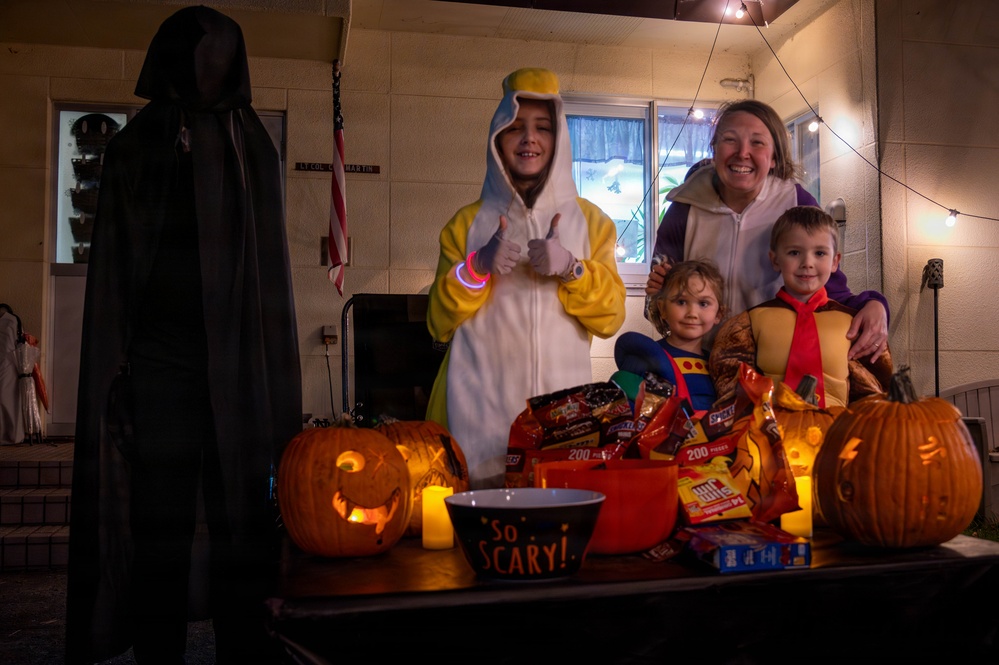 Costumes and Candy Fill Misawa Air Base