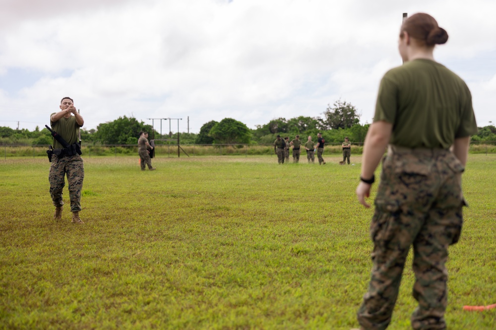 Marines with Camp Blaz conduct OC spray training