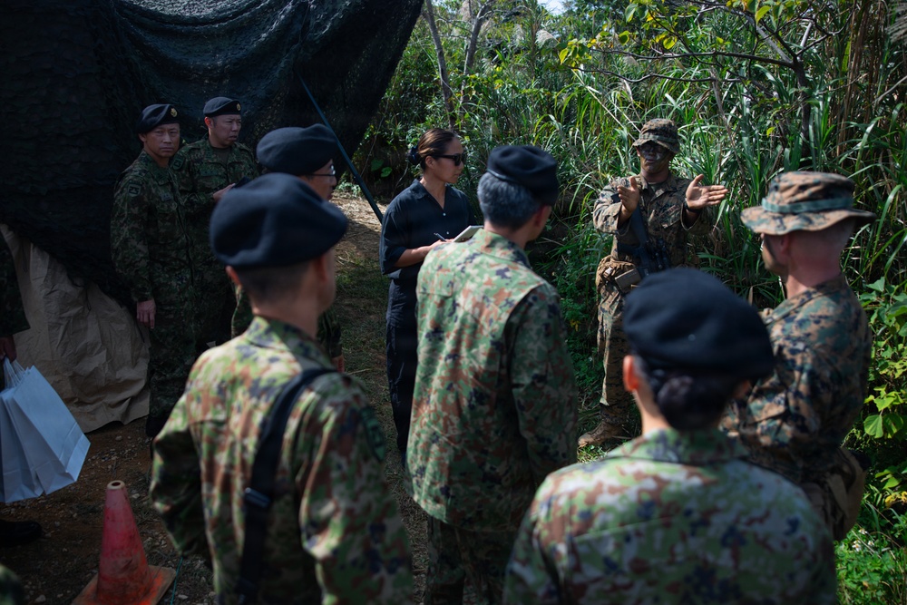 U.S. Marines and Japan Ground Self-Defense Force strengthen tactical communications and interoperability at Jungle Warfare Training Center