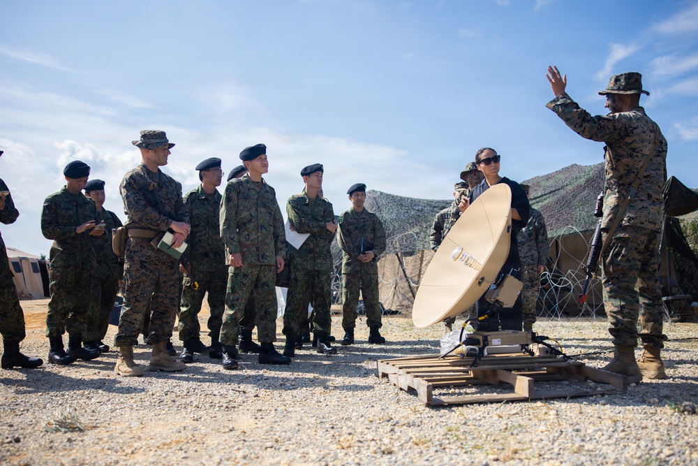 U.S. Marines and Japan Ground Self-Defense Force strengthen tactical communications and interoperability at Jungle Warfare Training Center
