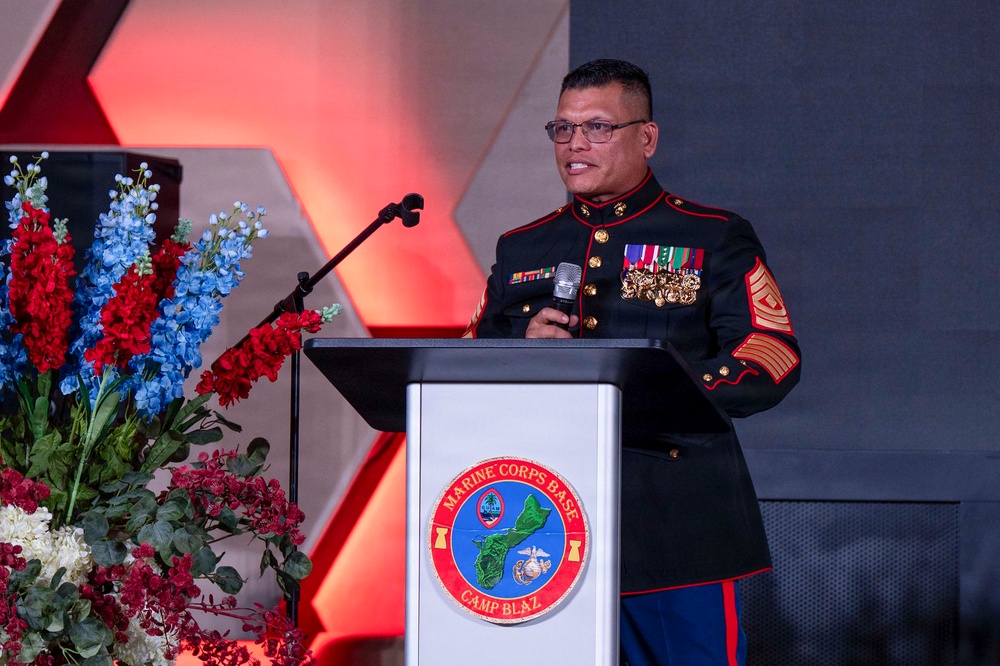 Marine Corps Base Camp Blaz celebrates the 250th Marine Corps Birthday
