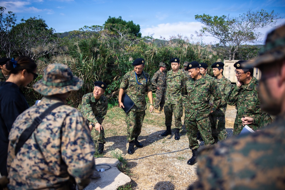 U.S. Marines and Japan Ground Self-Defense Force strengthen tactical communications and interoperability at Jungle Warfare Training Center