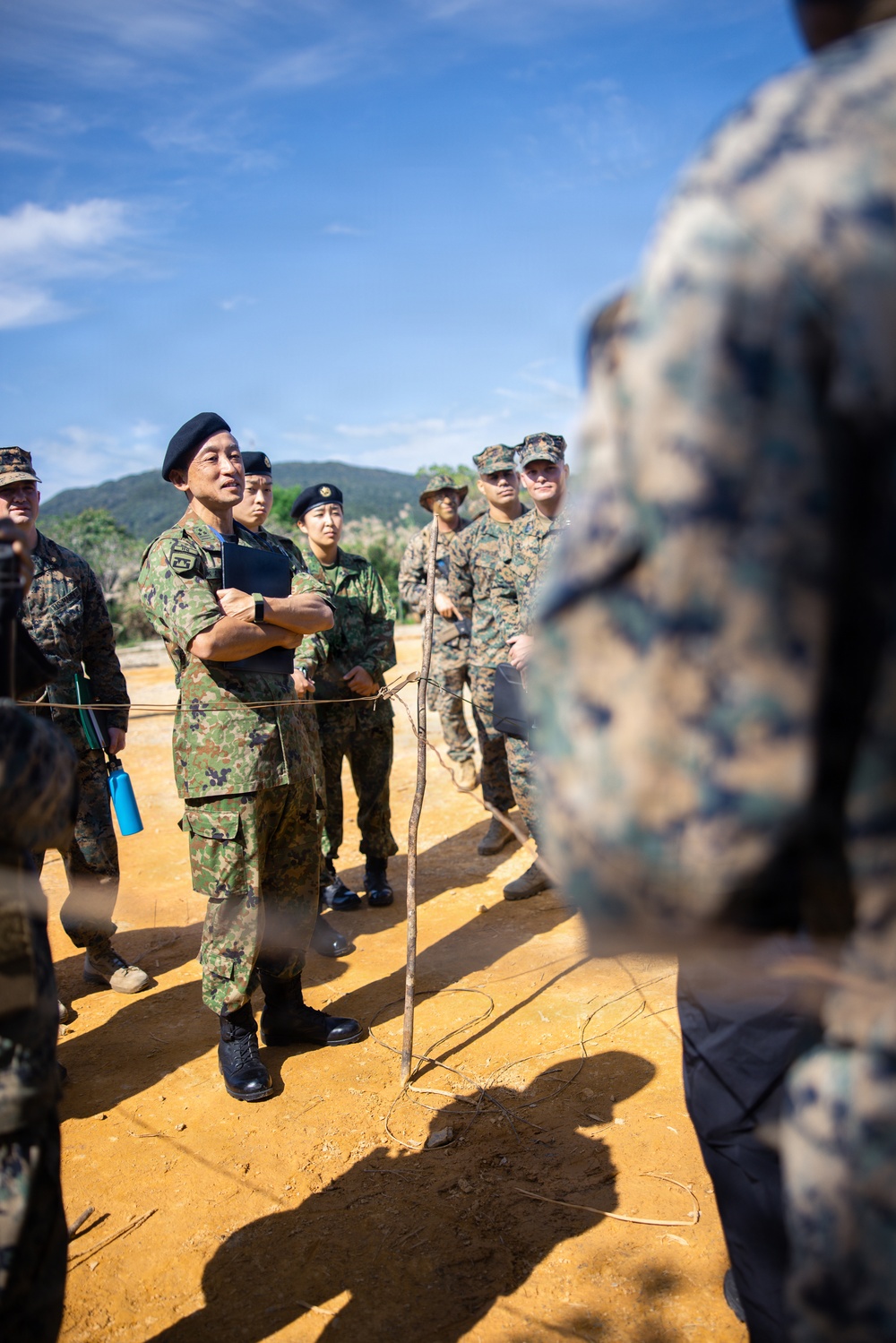 U.S. Marines and Japan Ground Self-Defense Force strengthen tactical communications and interoperability at Jungle Warfare Training Center