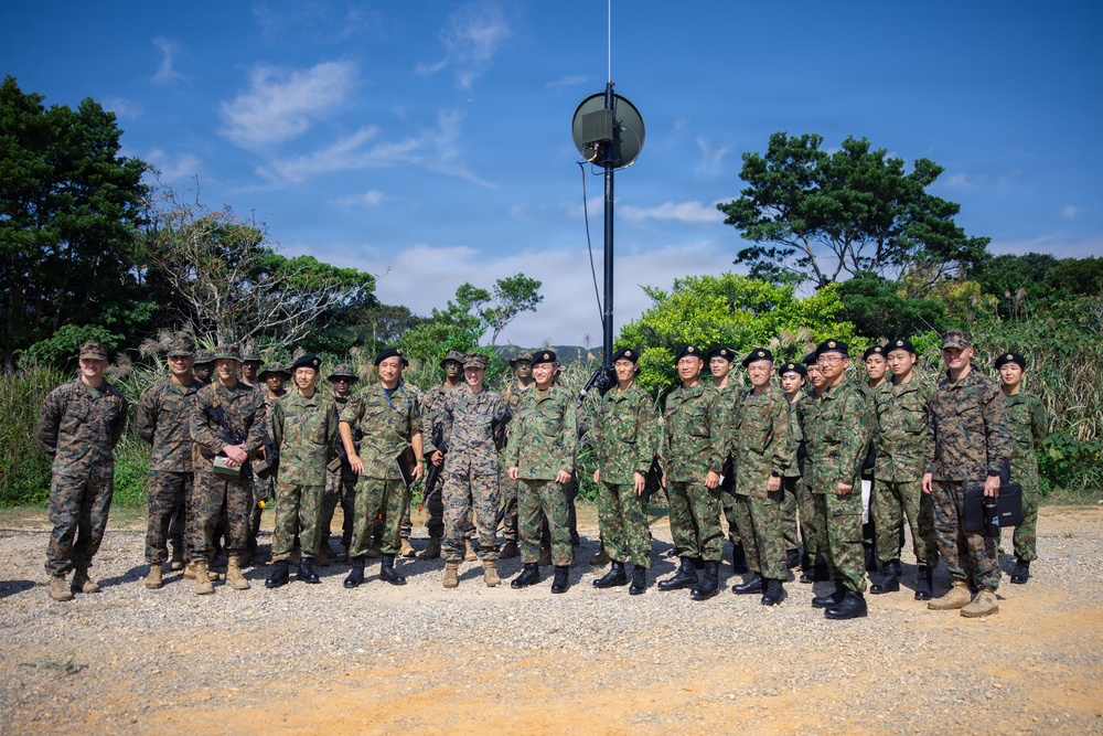 U.S. Marines and Japan Ground Self-Defense Force strengthen tactical communications and interoperability at Jungle Warfare Training Center