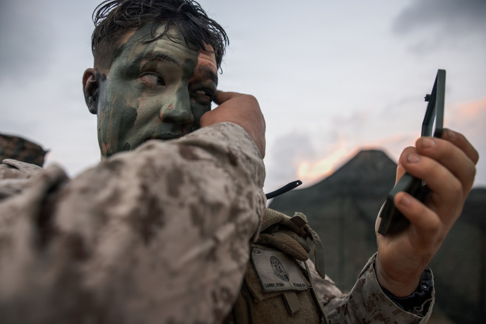 7th Communication Battalion Marines sharpen combat and communications skills at Jungle Warfare Training Center