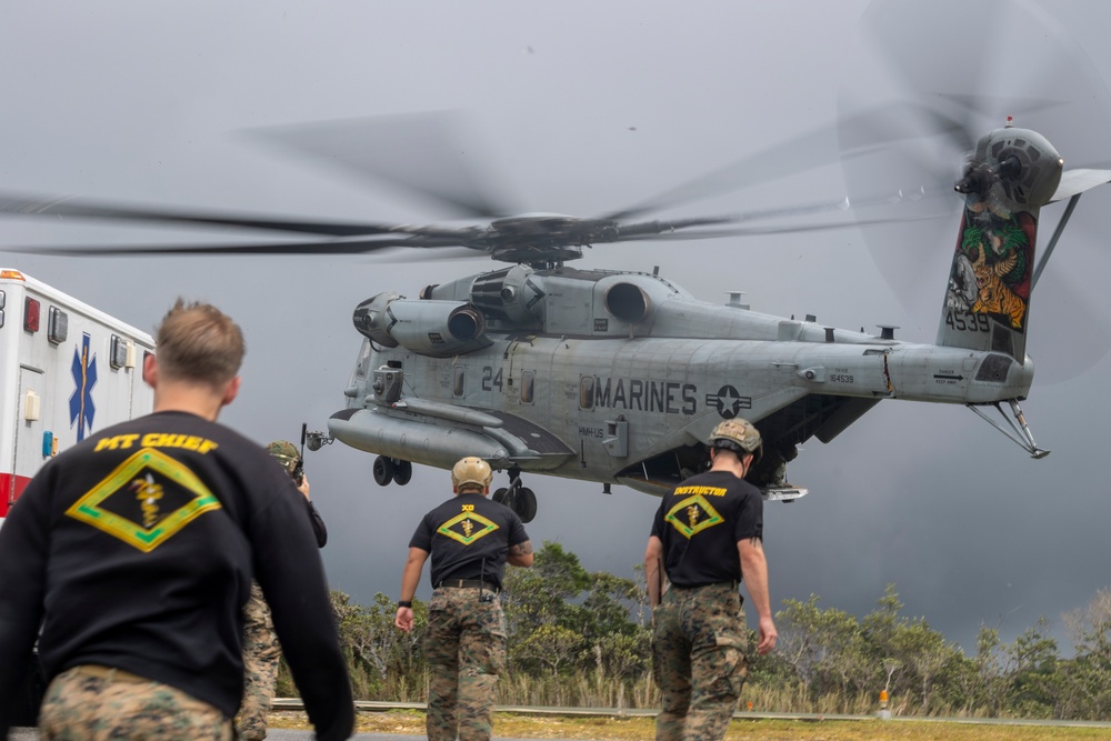3rd Marine Division Conducts CASEVAC Drill