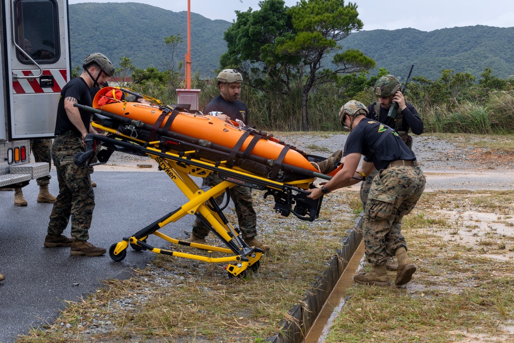 3rd Marine Division Conducts CASEVAC Drill