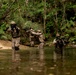 7th Communication Battalion Marines conduct jungle endurance obstacles at Jungle Warfare Training Center