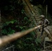 7th Communication Battalion Marines conduct jungle endurance obstacles at Jungle Warfare Training Center