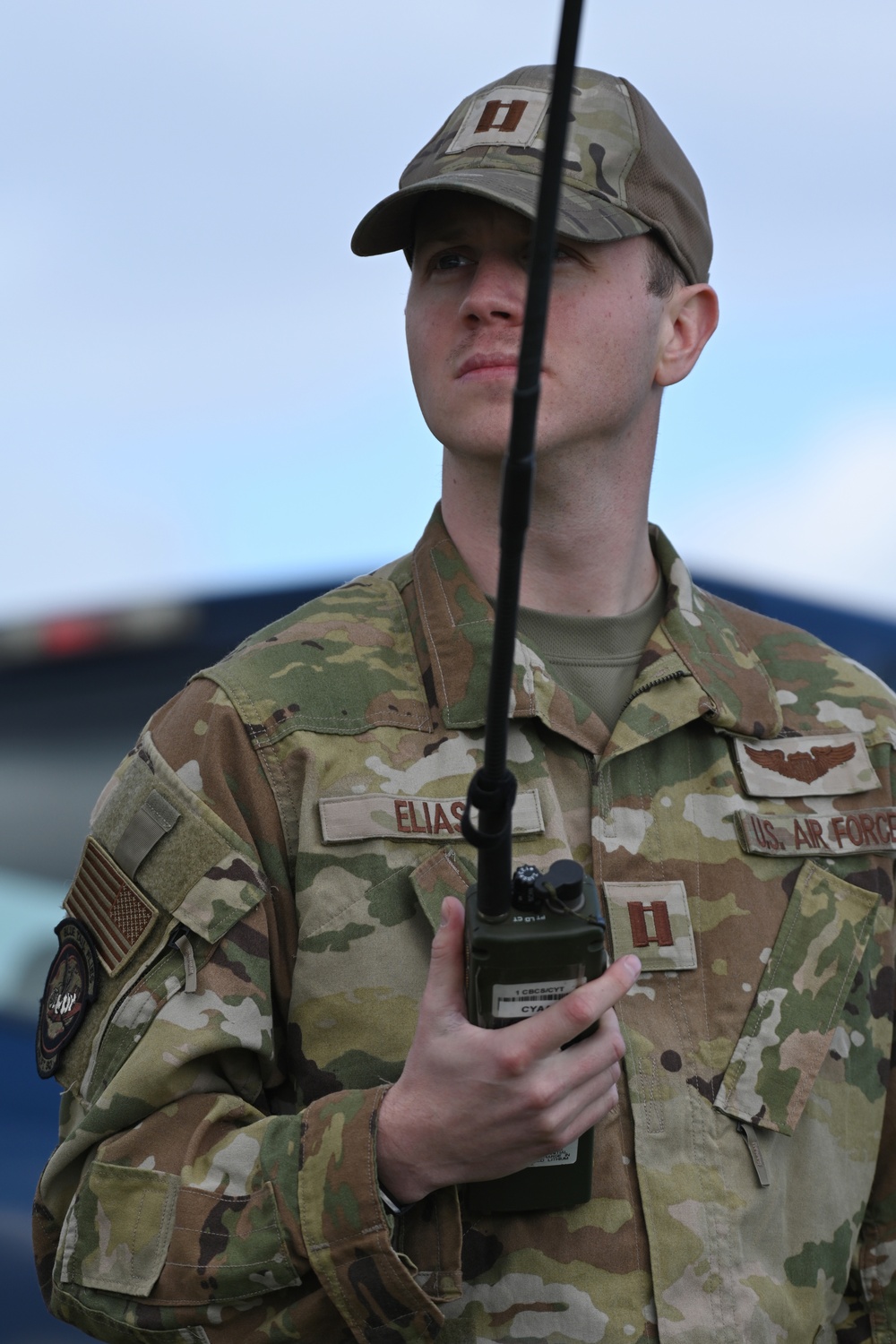 37th Airlift Squadron mass cargo drop at Grafenwoehr