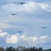 37th Airlift Squadron mass cargo drop at Grafenwoehr