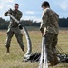 37th Airlift Squadron mass cargo drop at Grafenwoehr