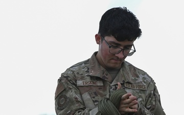 37th Airlift Squadron mass cargo drop at Grafenwoehr