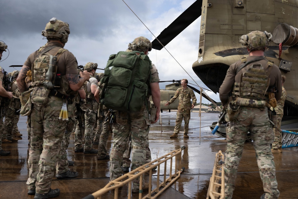 25th CAB Trains with 75th Ranger Regiment for Cold Load Rehearsal During Joint Pacific Multinational Readiness Center Rotation 26-01