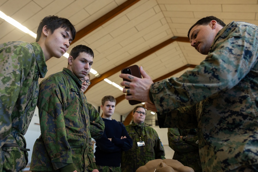 U.S. Marines, Finnish Forces strengthen medical readiness through bilateral integration