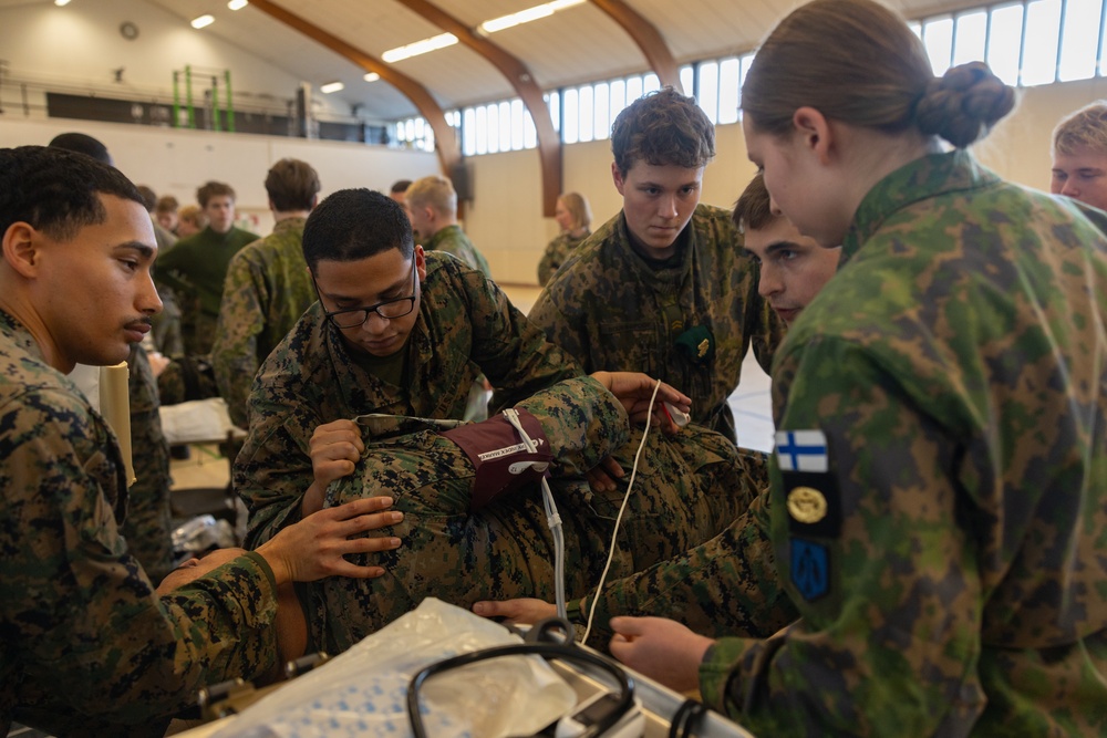 U.S. Marines, Finnish Forces strengthen medical readiness through bilateral integration