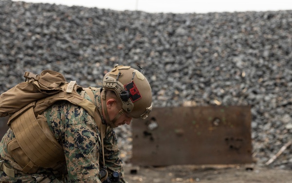 U.S. Marines deployed to the Baltic Sea hone demolition capabilities