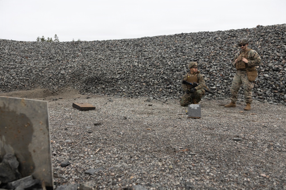 U.S. Marines deployed to the Baltic Sea hone demolition capabilities