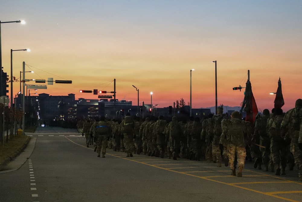 2ID rucks for Operation Warrior Fest