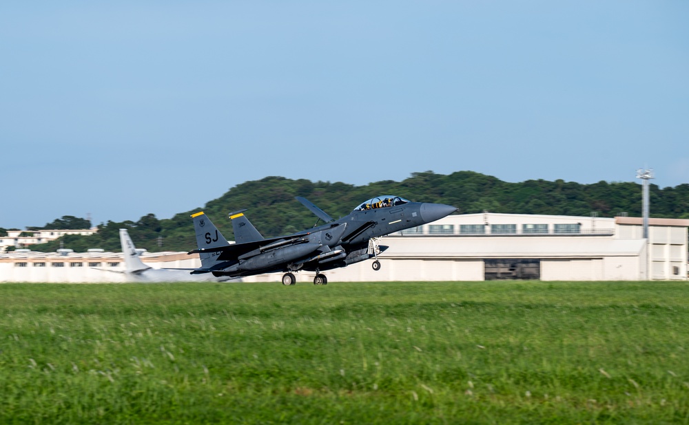 F-15Es Complete Historic Forward Operations from Diego Garcia