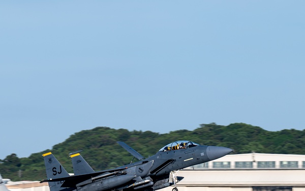 F-15Es Complete Historic Forward Operations from Diego Garcia
