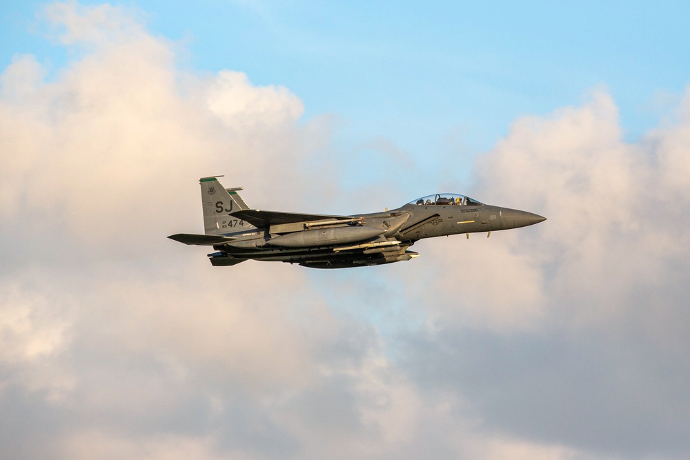 F-15Es Complete Historic Forward Operations from Diego Garcia