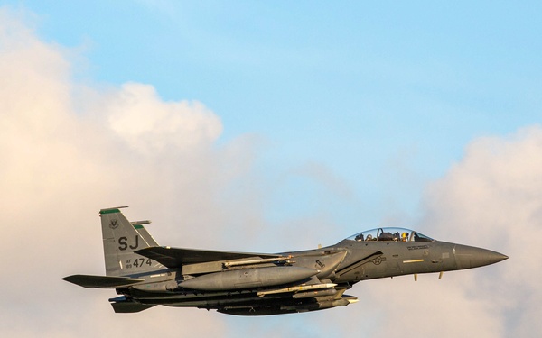 F-15Es Complete Historic Forward Operations from Diego Garcia