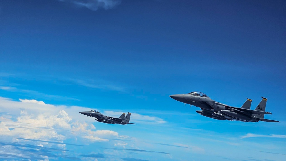 F-15Es Complete Historic Forward Operations from Diego Garcia