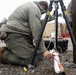 U.S. Marine explosive ordnance disposal technicians execute an experimental demolition range