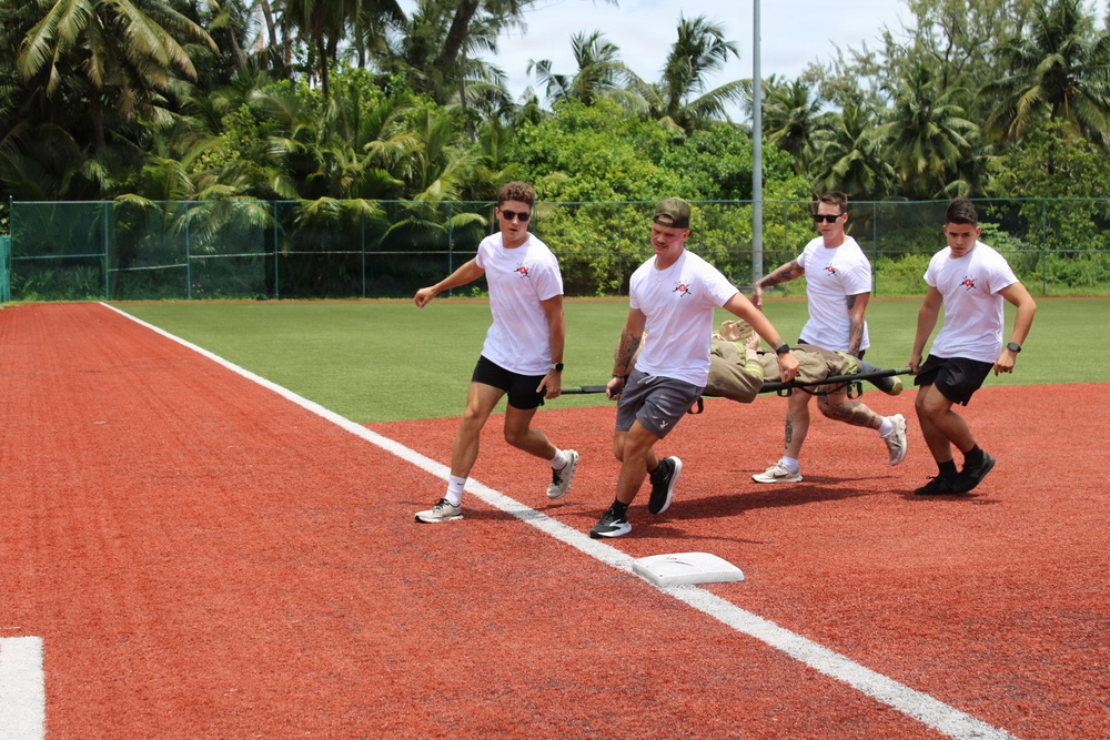 Seabees in Deigo Garcia