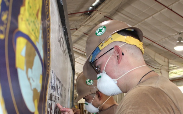 Seabees in Deigo Garcia