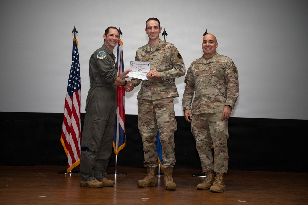 RAFL celebrates 3rd Quarter Award winners, new First Sergeants