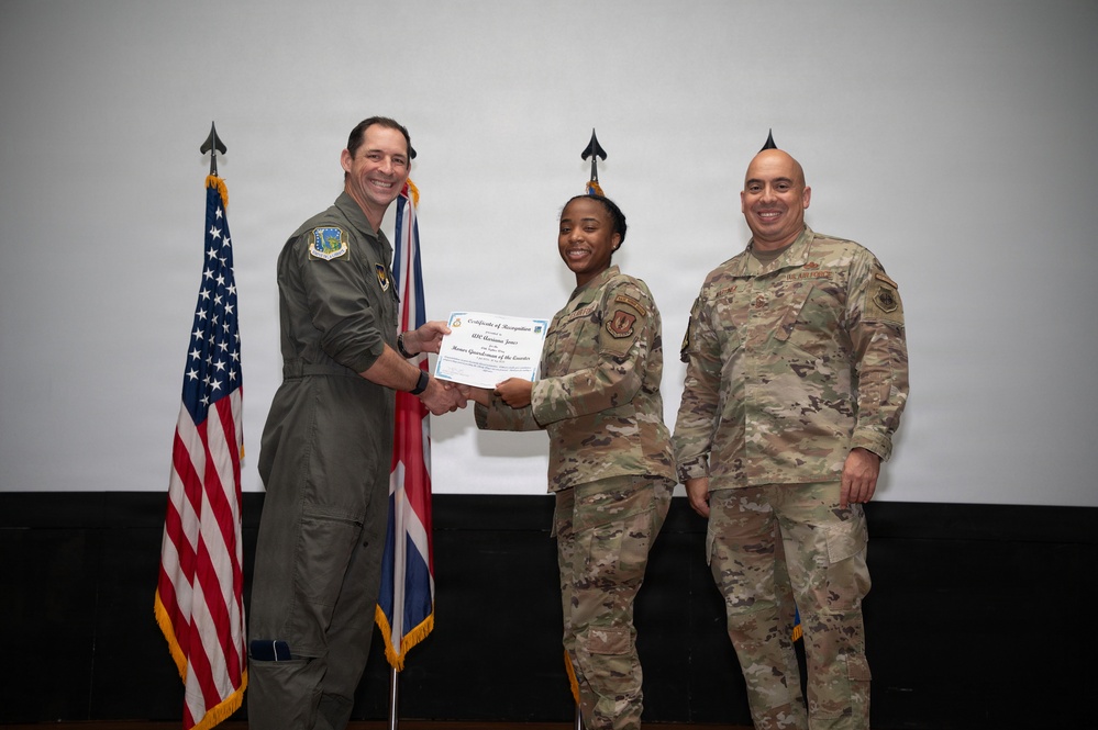 RAFL celebrates 3rd Quarter Award winners, new First Sergeants