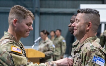 Father and Son Reunite While Serving Together in Kosovo