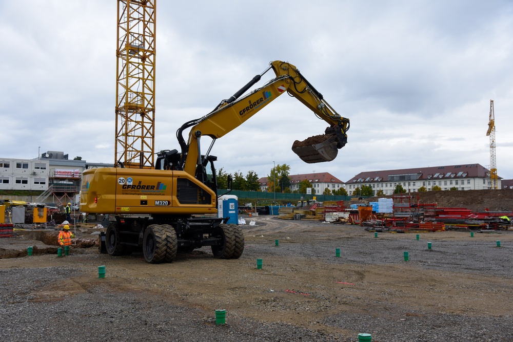 Progress continues on new Panzer Commissary construction at U.S. Army Garrison Stuttgart